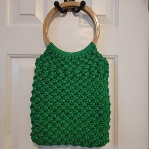 Vintage crochet handbag